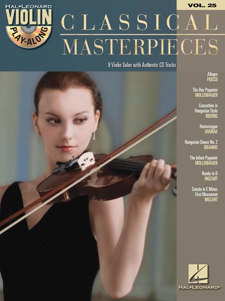Classical Masterpieces : 8 Violin Solos With Authentic CD Tracks.