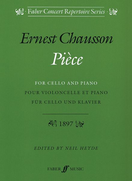 Piece : For Cello and Piano (1897) / edited by Neil Heyde.