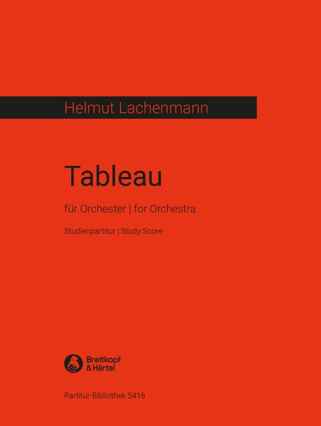 Tableau : Stück Für Orchester.