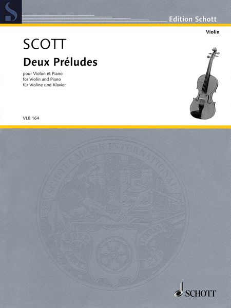 Deux Préludes : Pour Violon Et Piano (1912).