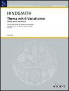Thema Mit 6 Variationen : Für Fagott und Violoncello / edited by Luitgard Schader.
