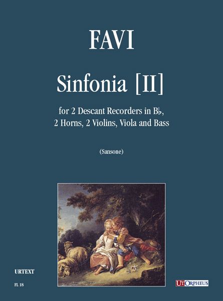 Sinfonia [II] : For 2 Descant Recorders In B Flat, 2 Horns, 2 Violins, Viola and Bass.