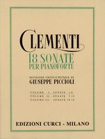 18 Sonate Per Pianoforte, Vol. 1 : Sonate 1 - 6 / edited by Giuseppe Piccioli.