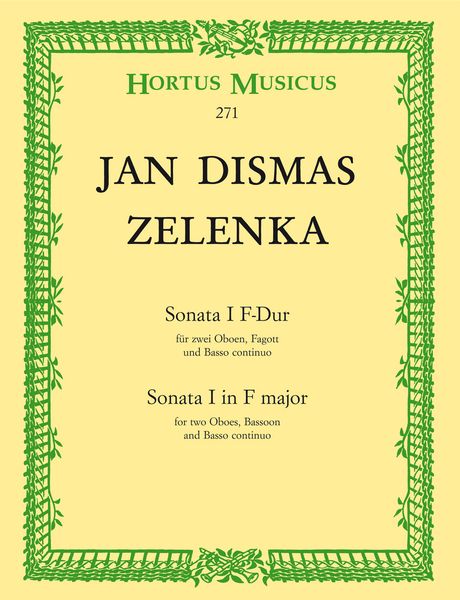 Sonata I In F Major : For Two Oboes, Bassoon and Basso Continuo, Zwv 181,1.