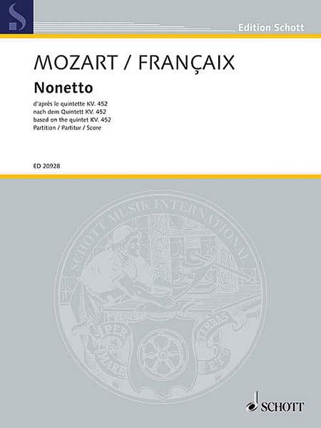 Nonetto, d'Apres le Quintette K. 452 / arranged by Jean Francaix.