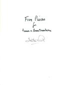 Five Pieces : For Tenor and Bass Trombone.
