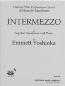 Intermezzo : For Soprano Saxophone and Piano (1966).