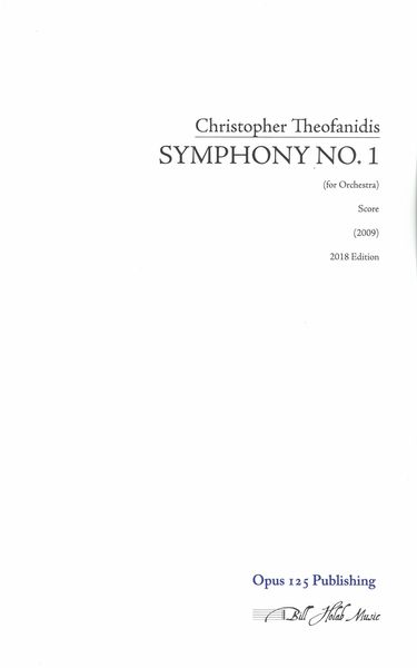 Symphony : For Orchestra (2009).