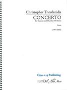 Concerto : For Bassoon and Chamber Orchestra (1997/2002).