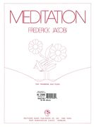 Meditation : For Trombone and Piano.