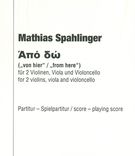 Apo-Do : For String Quartet.