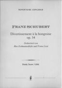 Divertissement A la Hongroise, Op. 54 / Orchestrated by Max Erdmannsdörfer and Franz Liszt.