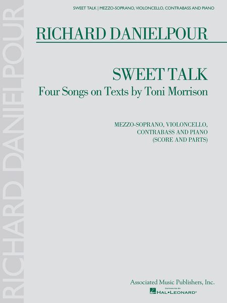 Sweet Talk : For Mezzo-Soprano, Violoncello, Contrabass and Piano (1996).