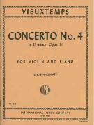 Concerto No. 4 In D Minor, Op. 31 : For Violin and Orchestra - Piano reduction.