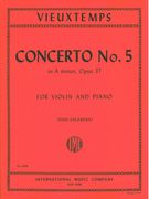Concerto No. 5 In A Minor, Op. 37 : For Violin and Piano / edited by Ivan Galamian.