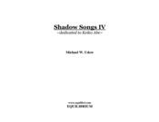 Shadow Songs IV : For Solo Marimba and Percussion Sextet.