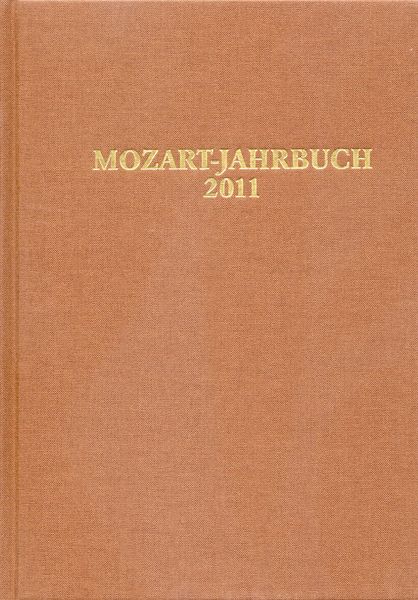 Mozart-Jahrbuch 2011.