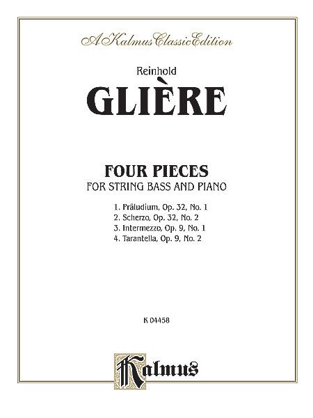 Four Pieces For String Bass and Piano, Op. 32, No. 1.