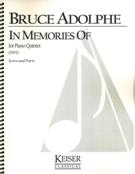 In Memories Of : For Piano Quintet (1993).