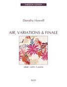 Air, Variations and Finale : For Violin, Oboe and Piano.