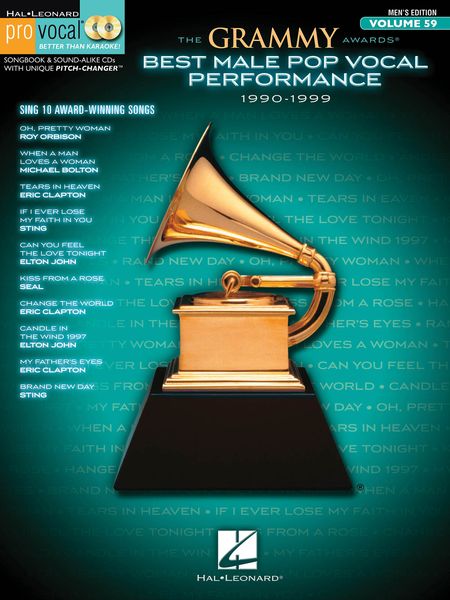 Grammy Awards : Best Male Pop Vocal Performance, 1990-1999.
