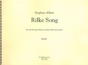 Rilke Song - On Nights Like This : For Soprano, Flute, Clarinet, Violin, Cello and Piano (1991).