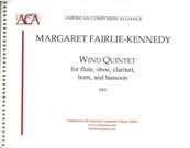 Wind Quintet : For Flute, Oboe, Clarinet, Horn and Bassoon (1962).