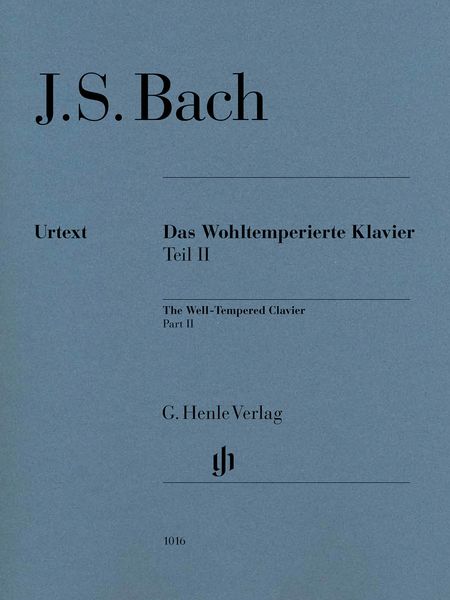 Wohltemperierte Klavier, Teil II / edited by Yo Tomita.