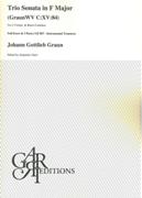 Trio Sonata In F Major (GraunWV CV:XV:84) : For 2 Violins and Basso Continuo / Ed. Alejandro Garri.