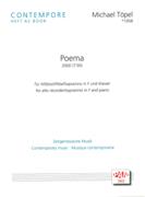 Poema : For Alto Recorder/Sopranino In F and Piano (2000).