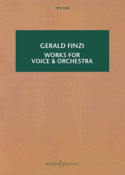 Works For Voice and Orchestra.