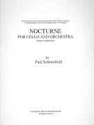 Nocturne : For Cello and Orchestra - reduction For Cello and Piano.