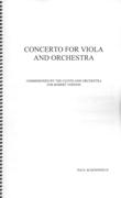 Concerto : For Viola and Orchestra - reduction For Viola and Piano.