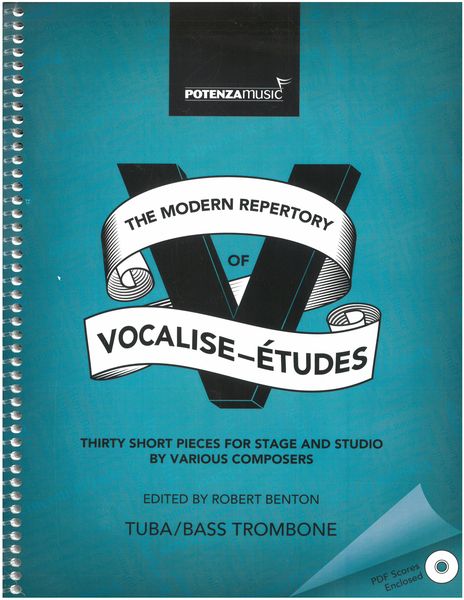 Modern Repertory Of Vocalise-Etudes : Tuba/Bass Trombone Edition / Ed. Robert Benton.