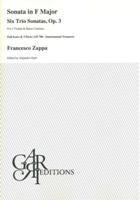 Sonata In F Major : For 2 Violins and Basso Continuo / edited by Alejandro Garri.