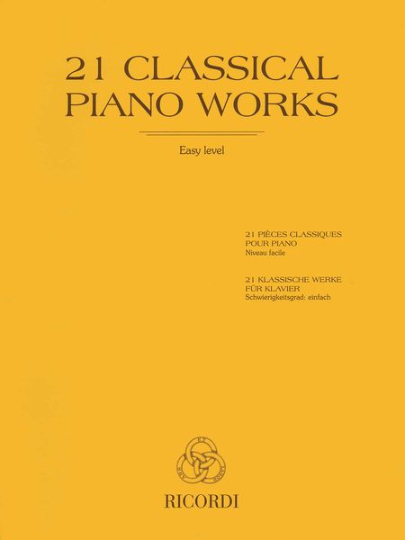 21 Classical Piano Works : Easy Level.