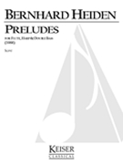 Preludes : For Flute, Harp, and Bass (1988).