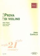 Prova Di Violino : For Violin and Piano.