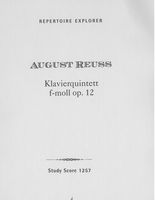 Quintett (F Moll), Op. 12 : Für Pianoforte, Zwei Violinen, Viola und Violoncell.