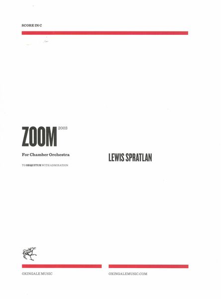 Zoom : For Chamber Orchestra (2003).