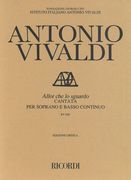 Allor Che Lo Sguardo : Cantata Per Soprano E Basso Continuo, RV 650.