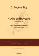 4 Airs De Bravoure : For Trumpet and Piano.