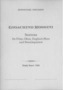 Serenata Per Piccolo Complesso : Für Flöte, Oboe, Englisch Horn und Streichquartett.