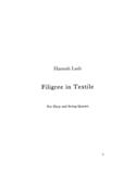 Filigree In Textile : For Harp and String Quartet (2011).