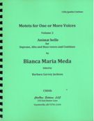 Animae Belle : For Soprano, Alto and Bass Voices and Continuo / edited by Barbara Garvey Jackson.