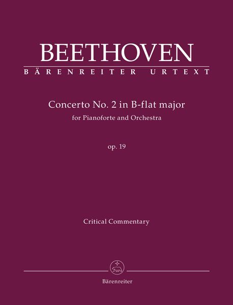 Konzert Nr. 2 In B, Op. 19 : Für Klavier und Orchester / edited by Jonathan Del Mar.