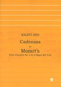 Cadenzas For Mozart's Flute Concerto No. 2 In D Major (K. 314).