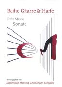 Sonate : Für Gitarre und Harfe (2009) / edited by Maximilian Mangold and Mirjam Schröder.
