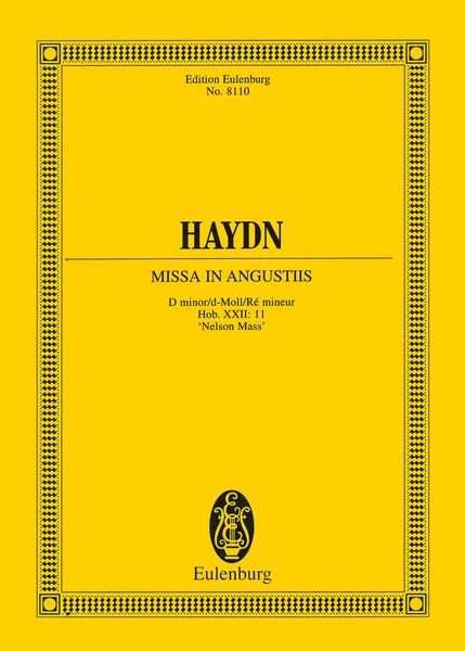 Missa In Angustiis In D Minor, Hob. XXII:11 (Nelson Mass) / edited by H. C. Robbins Landon.