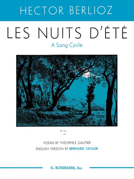 Nuits D'Ete : For High Voice & Piano.